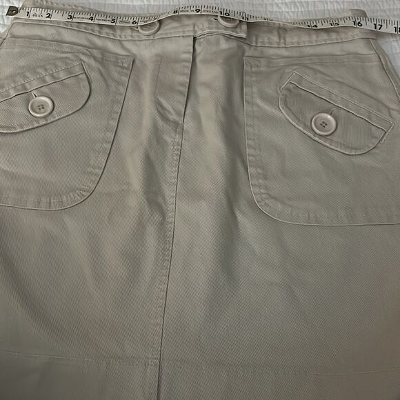 Ann Taylor loft khaki skirt size 10 - Picture 6 of 8
